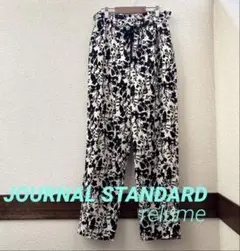 【JOURNAL STANDARD relume】花柄バイカラーイージーパンツ
