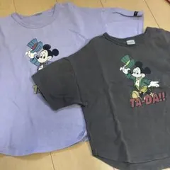 futafuta ミッキーお揃いTシャツ２枚