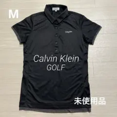 未使用品 カルバンクライン ゴルフ レディース 黒 シャツ サイズMのサムネイル