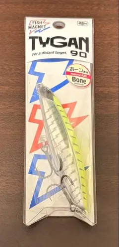 タイガン 90 ボーン メタリックレッドボーン フィッシュマグネット