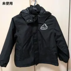 XLARGE 黒 ダウンコート フード付き　140