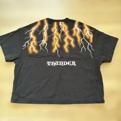 ペアマノンストリート THIRTEEN STREET Tシャツ サンダープリント