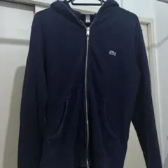 LACOSTE ジップアップパーカー ネイビー