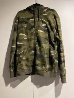 迷彩ジップパーカー パーカー