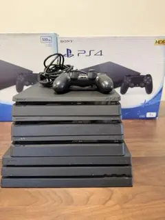 s*a様 PS4本体 1TB 500GB ジェットブラック 6台 まとめ 売り