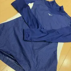 Mizuno ネイビー 長袖 アンダーシャツ160