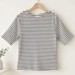 【美品】earth music&ecology ボーダートップス M