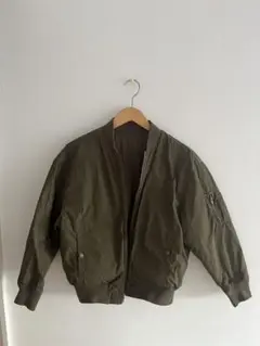 【MA-1】 GU/リバーシブル/カーキ/ブルゾン/キルティング/レディース/