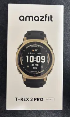 新作 新品未開封 Amazfi T-REX3 PRO 44mm ブラックゴールド