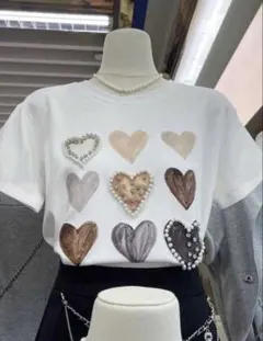 SHEIN ハート Tシャツ