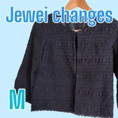 Jewei changes　ジュエルチェンジズ　コットンジャケット　ブラックM