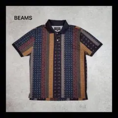 【新品未使用】BEAMS ビームス バティック ポロシャツ Sサイズのサムネイル