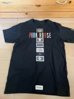 PINK HOUSE ブラック 半袖Tシャツ