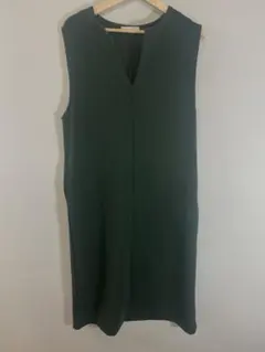 chocol raffine robe ロングワンピース ダークグリーン