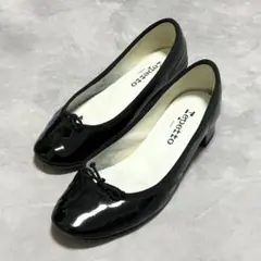 Repetto レペット CAMILLE カミーユ バレエシューズ エナメル 黒