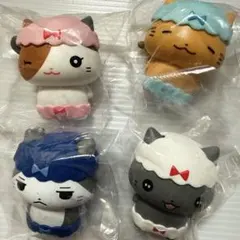 【新品】ねこぱんつ カプセルトイ 4種セット ガチャガチャ