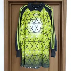 adidas 長袖 キーパー シャツ y2k 2002 adidas y2k キーパー ユニフォーム ピステ ヤッケ 長袖シャツ - メルカリ