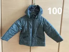 カーキ　キッズダウンコート　100センチ