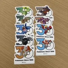 ポケモン韓国限定30周年記念ステッカー 12枚まとめ売り フライゴン
