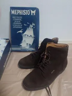 【新品5万円】MEPHISTO ブラウンレザーブーツのサムネイル