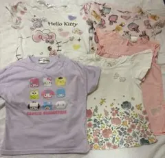 95cm女の子Tシャツ 5枚セット