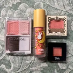 オレンジ系コスメ4点セット！セザンヌヴィセマジョマジョ　アイシャドウ　チーク