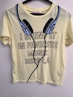 repipi armario ヘッドホン プリント Tシャツ Sサイズのサムネイル