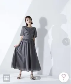 カシュクールバックリボンワンピースのサムネイル