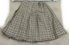 チェック柄スカート 150 S グローバルワーク