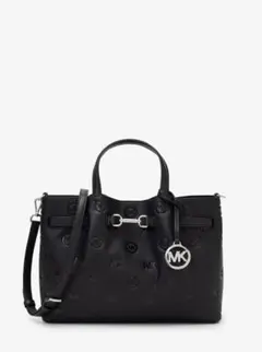 Michael Kors ブラック ハンドバッグ⭐︎クリスマス限定紙袋付き