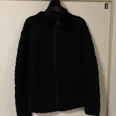 ZADIG & VOLTAIRE アルパカ混 ジップアップニット ブラック Mのサムネイル