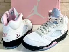 超美品ほぼ新品ナイキAir Jordanエアジョーダン5レトロOGピンク27.5