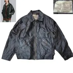 ANCELLM 元ネタ 90S Mr.TRAVIS 牛革 レザージャケット 茶芯