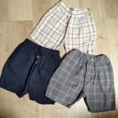 男の子ハーフパンツ 3点セット
