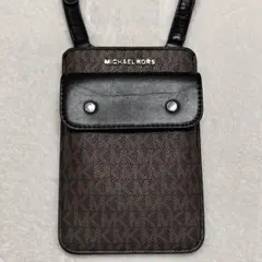 MICHAEL KORS ロゴ 総柄 スマホ Crossbody Bag