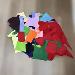 多色フェルト生地 カット片