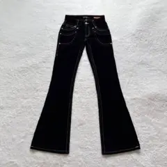 tag jeans コーデュロイ　フレアパンツ　ブラック　25