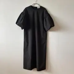 ワンピース 黒 ブラック ユナイテッドアローズ バルーンスリーブ サイズ38