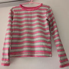 ナイキ キッズ　ロングTシャツ　長袖シャツ カットソー　ピンク130cmのサムネイル
