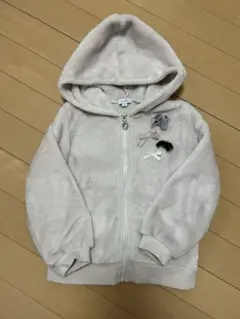 エニィファム　パーカー　モコモコ　あったか　ピンク