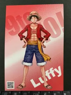 「ワンピース」2021年 ルフィ AR付きポストカード 麦わらストア 非売品