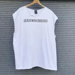 USED HARLEY-DAVIDSON 切りっぱなしTシャツ