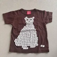 OJICO ブラウン クマ Tシャツ