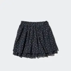 UNIQLO GIRLS プリントミニスコート 140cmのサムネイル
