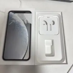【箱】Apple iPhone Xr ホワイト 64GB EarPods付き