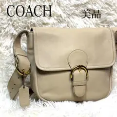 希少美品　COACH コーチ　ショルダーバッグ クラブタンレザー 4164