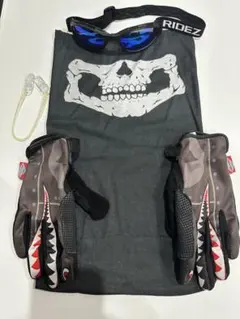 バイク用品 お子様にどうですか？ グローブ ゴーグル マスク 帽子止めのサムネイル