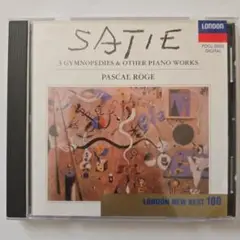 エリック・サティ 3つのジムノベティ ピアノ作品集 CD 美盤 ku