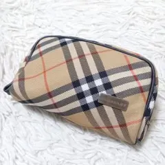 BURBERRY　バーバリー　ノバチェック　メイクポーチ　化粧ポーチ　小物入れのサムネイル