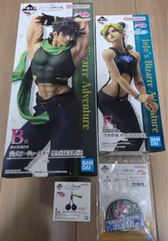 一番くじ ジョジョの奇妙な冒険 B賞、F賞、その他下位賞4点まとめ売り